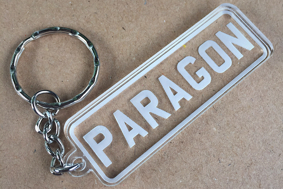 Paragon Plates Keyring